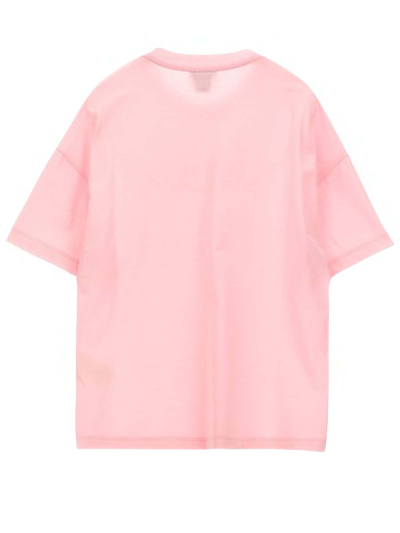 Shop Fendi Junior T-shirt In Pink Jersey In Rosa