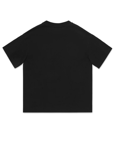 Shop Fendi Junior T-shirt In Black Jersey In Nero