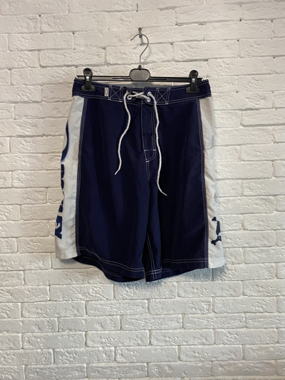 Pre-owned Oakley X Vintage Oakley Swim Shorts In Navy Blue