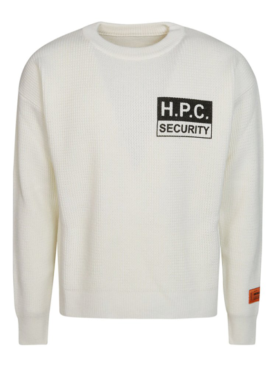 Shop Heron Preston H.p.c. Security Crewneck Jumper In White