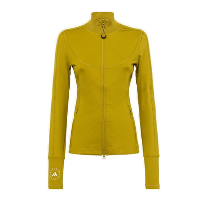 Shop Adidas By Stella Mccartney Training Midlayer Jacket In Yellow