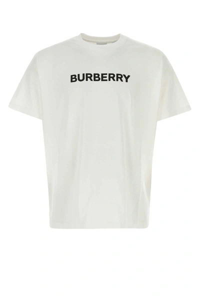 Shop Burberry T-shirt In White