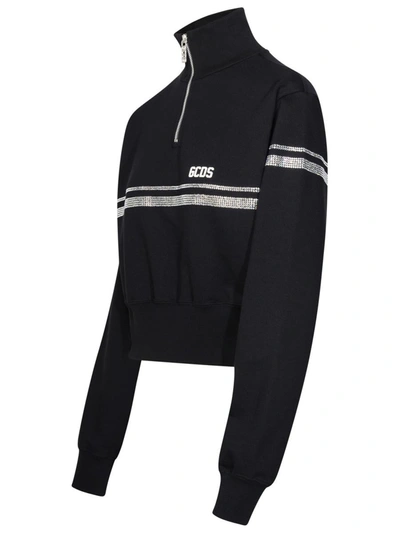 Shop Gcds Bling Sweatshirt In Black