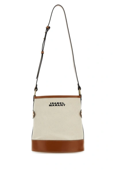Shop Isabel Marant Shoulder Bags In Ecrucognac