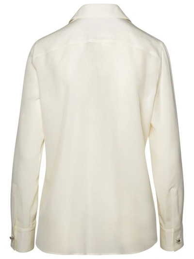 Shop Lanvin White Silk Shirt