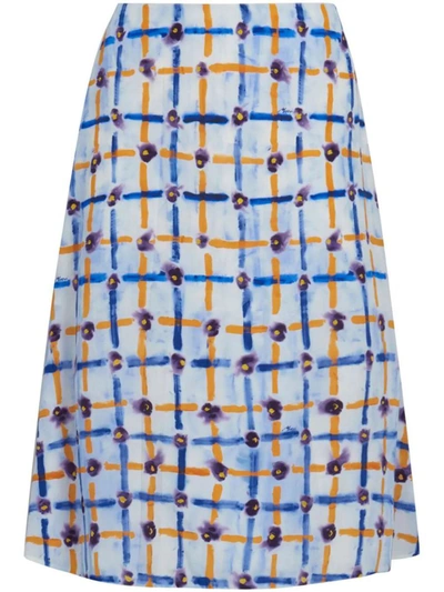 Shop Marni Saraband Skirt Clothing In Blue