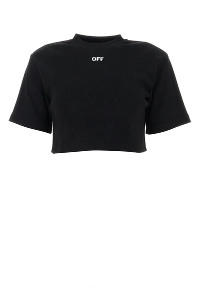 Shop Off-white Off White T-shirt In Blackwhite