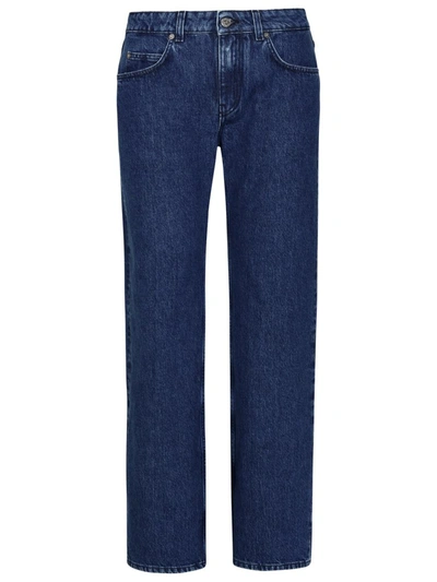 Shop Off-white '90s' Blue Cotton Jeans