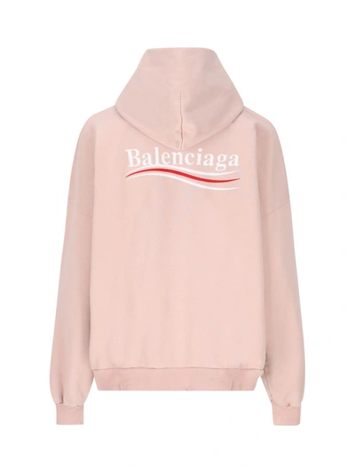 Shop Balenciaga Jerseys In Light Pink/white