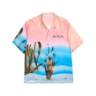 Shop Blue Sky Inn Shirts In Pink/blue