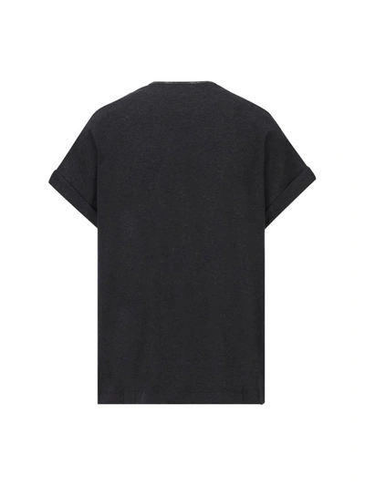 Shop Brunello Cucinelli T-shirt And Polo In Anthracite