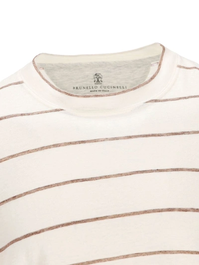 Shop Brunello Cucinelli T-shirt And Polo In Cigar