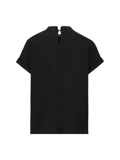 Shop Brunello Cucinelli T-shirt And Polo In Black