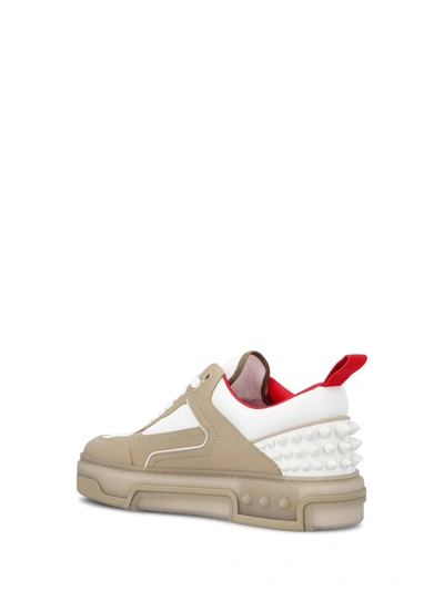 Shop Christian Louboutin Sneakers In Saharienne/white