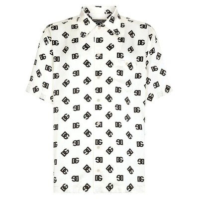 Shop Dolce & Gabbana Shirts In White/black