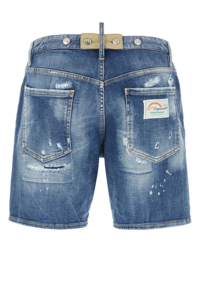 Shop Dsquared2 Dsquared Shorts In Navyblue