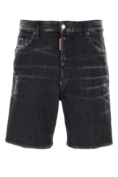 Shop Dsquared2 Dsquared Shorts In Black