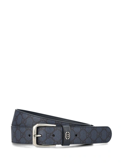 Shop Gucci Belts In Blue