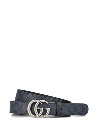 Shop Gucci Belts In Blue