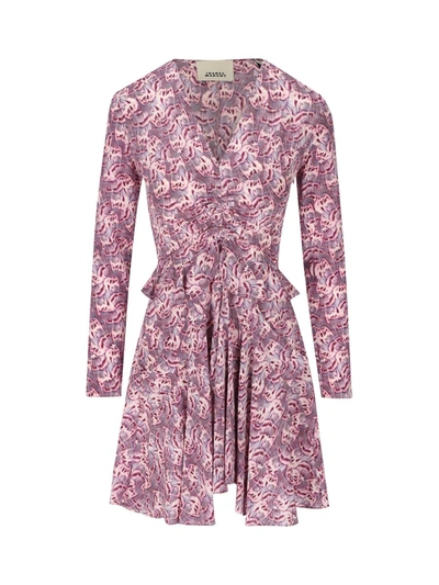 Shop Isabel Marant Dresses In Mauve