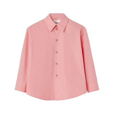 Shop Jil Sander Shirts In Pink