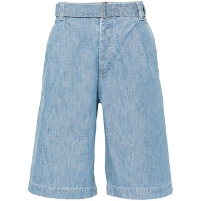 Shop Kenzo Shorts In Blue