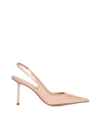 Shop Le Silla With Heel In Skin
