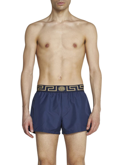 Shop Versace Underwear Sea Clothing In Blue Gold