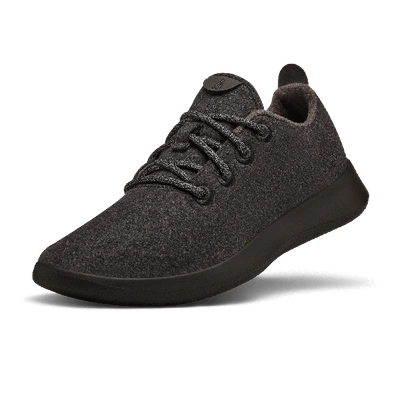 Shop Allbirds Men's Merino Wool Sneakers In Black