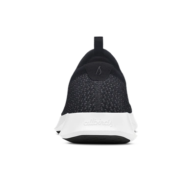 Allbirds Tree Dasher Relay Contrast-sole Woven Low-top Trainers In Black