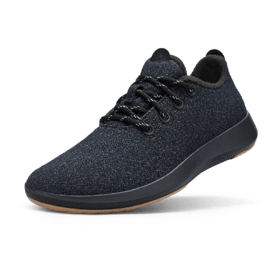 Shop Allbirds Women's Wool Runner Mizzles In Black