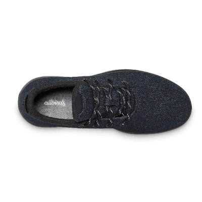 Shop Allbirds Women's Wool Runner Mizzles In Black