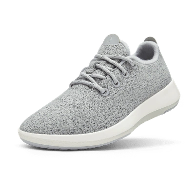 Shop Allbirds Men's Wool Runner Mizzles In Light Grey