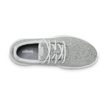 Shop Allbirds Men's Wool Runner Mizzles In Light Grey