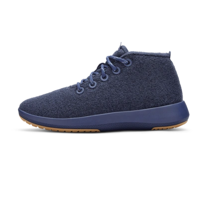 Shop Allbirds Men's Wool Runner In Up Mizzles - Hazy Indigo