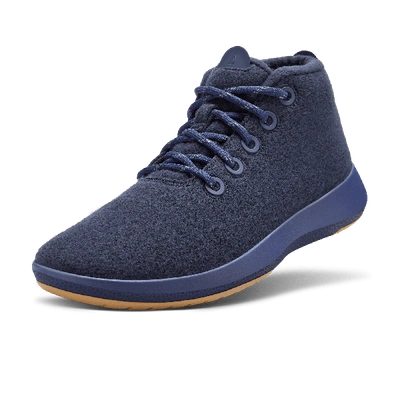 Shop Allbirds Men's Wool Runner In Up Mizzles - Hazy Indigo