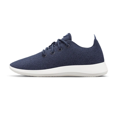 Shop Allbirds Women's Merino Wool Sneakers In Hazy Indigo