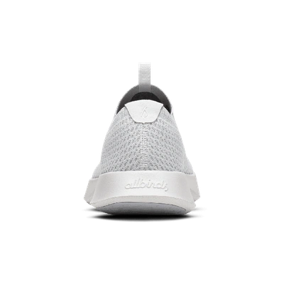 Allbirds Womens Blizzard Tree Dasher Relay Contrast-sole Woven Low-top Trainers In Blizzard