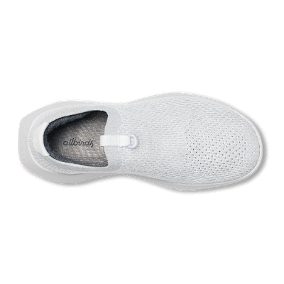 Allbirds Womens Blizzard Tree Dasher Relay Contrast-sole Woven Low-top Trainers In Blizzard