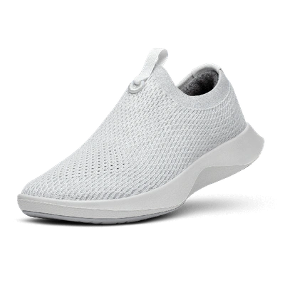 Allbirds Womens Blizzard Tree Dasher Relay Contrast-sole Woven Low-top Trainers In Blizzard