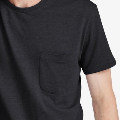 Shop Allbirds Men's Soft Merino Tee In Black