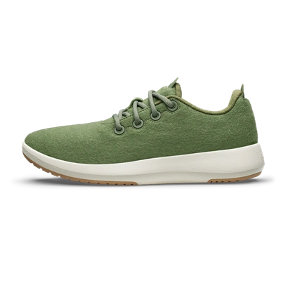 Shop Allbirds Women's Wool Runner Mizzles In Thunder Green