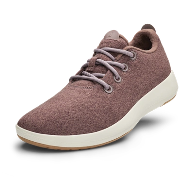 Shop Allbirds Women's Wool Runner Mizzles In Stormy Mauve