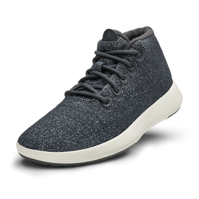 Shop Allbirds Men's Wool Runner In Up Mizzles - Dark Grey