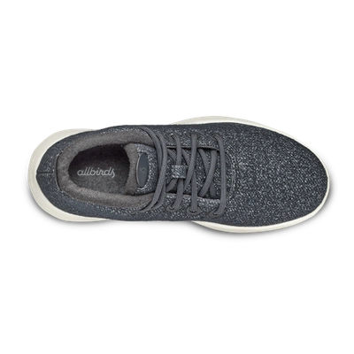 Shop Allbirds Men's Wool Runner In Up Mizzles - Dark Grey