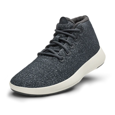 Shop Allbirds Men's Wool Runner In Up Mizzles - Dark Grey