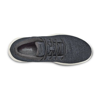 Shop Allbirds Women's Wool Runner In Up Mizzles - Natural Black