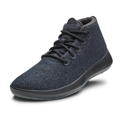 Shop Allbirds Men's Wool Runner In Up Mizzles - Natural Black