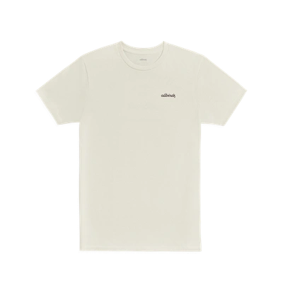 Shop Allbirds Men's Recycled Tee In Mother Nature - Natural White