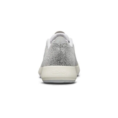 Allbirds Womens Medium Grey Tree Runner Go Blizzard Logo-embroidered Organic-cotton Canvas Low-top T In Light Grey